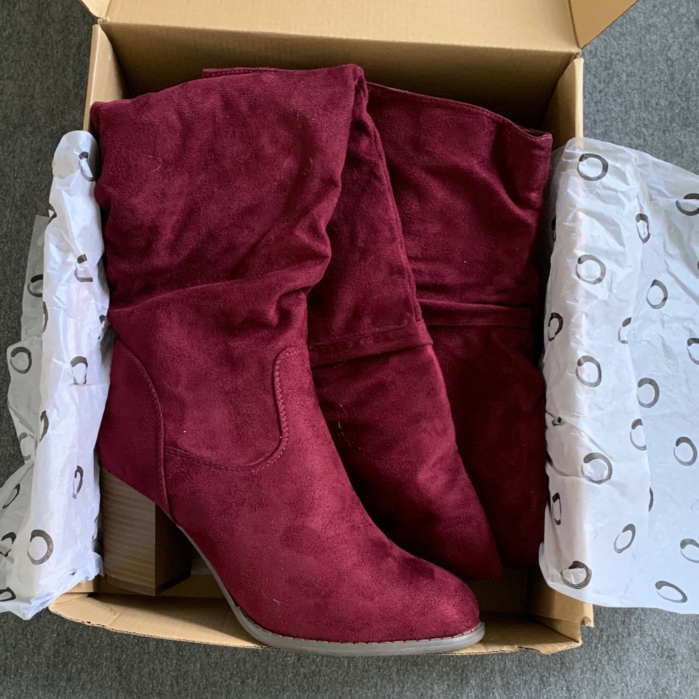 Over the Knee Faux Suede Boots